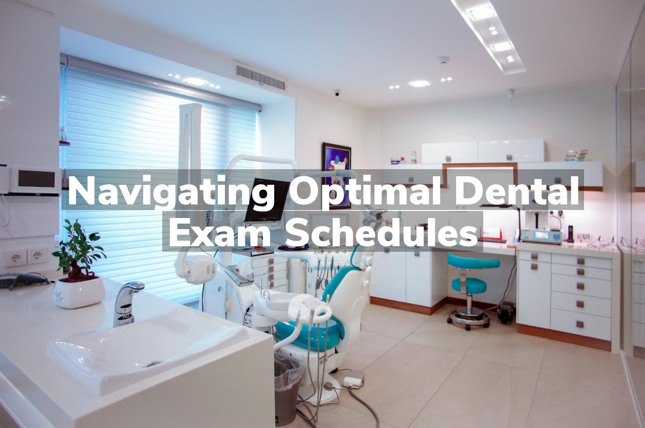Navigating Optimal Dental Exam Schedules Navigating Optimal Dental Exam Schedules